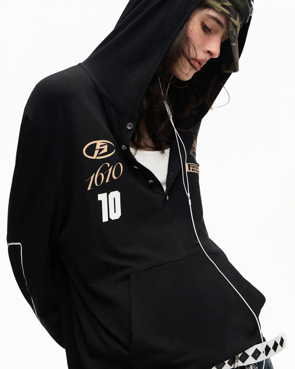 Peoplesense Bamboo Stretch Fitted Football Hoodie