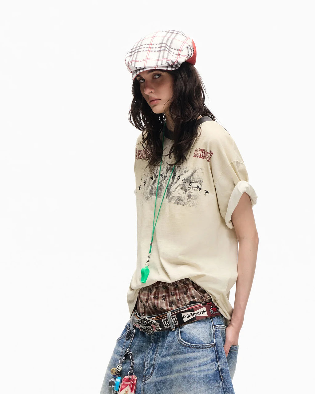 Peoplesense Vintage Slub Spray Fade T-Shirt