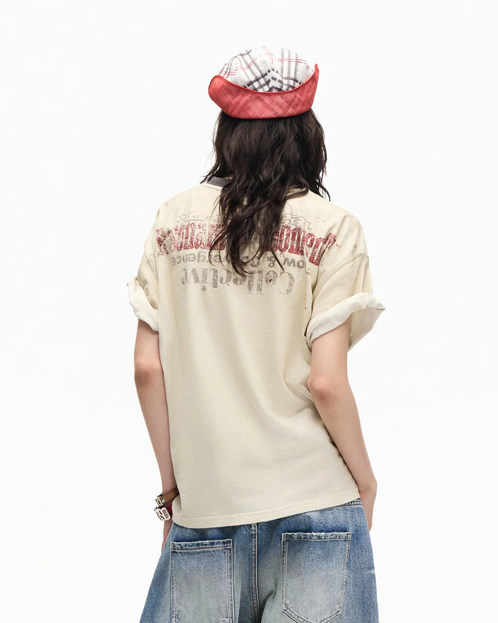 Peoplesense Vintage Slub Spray Fade T-Shirt
