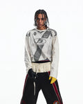 Peoplesense Distressed Racing Long Sleeve Tee