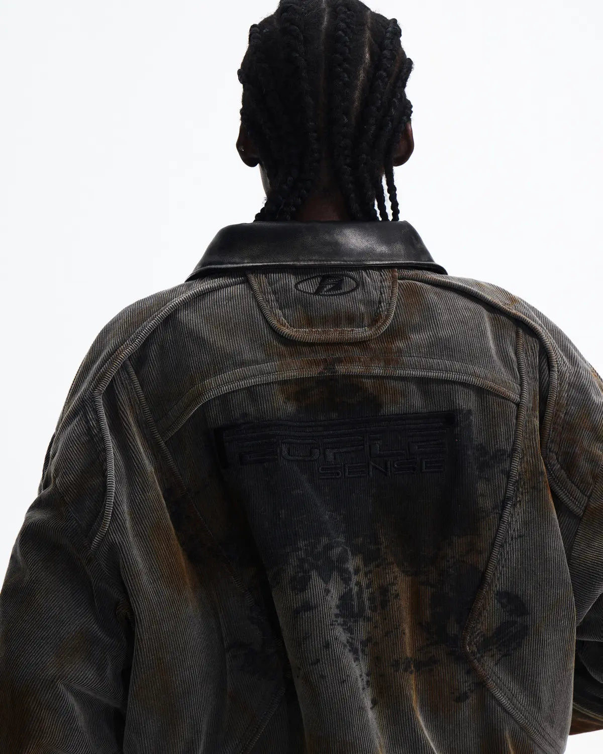 Peoplesense Vintage Corduroy Racer Jacket