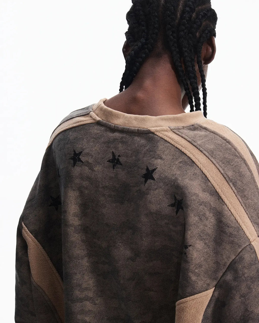 Peoplesense Tonal Camo Distressed Sweatshirt