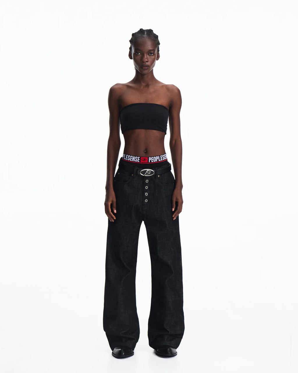 Peoplesense 5-Button Fly Red Selvedge Raw Denim Jeans