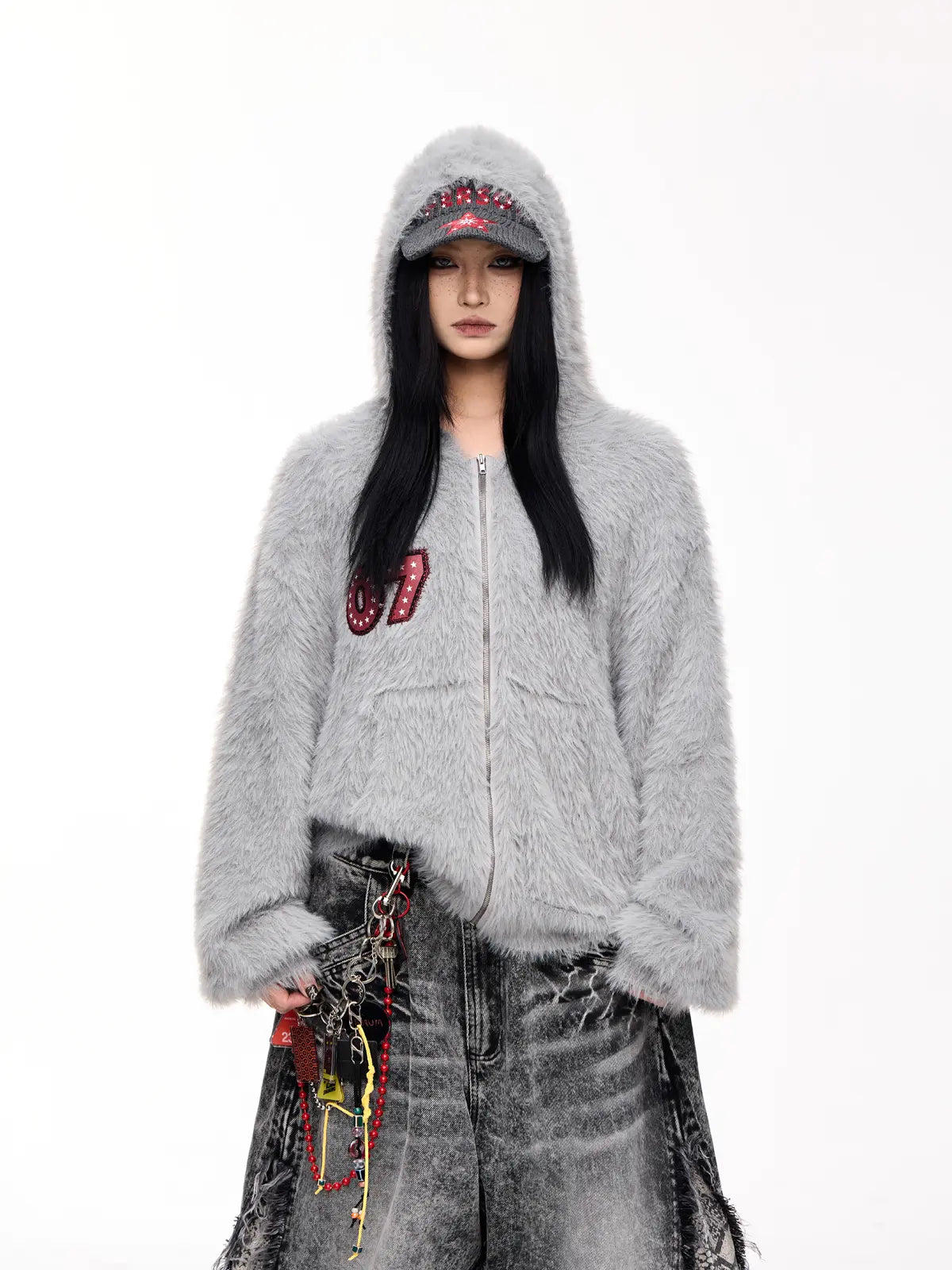 Peoplesense Zip-up Hoodie Soft Sweater