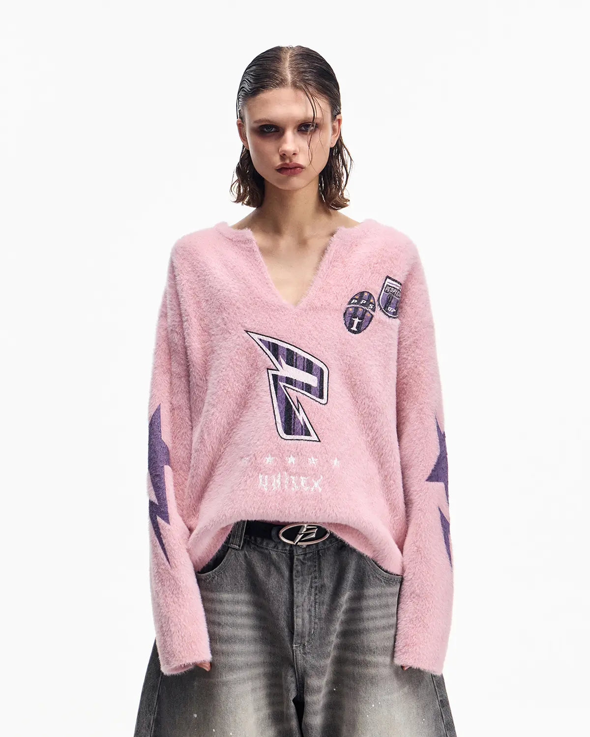 Peoplesense Oversized V-Pullover