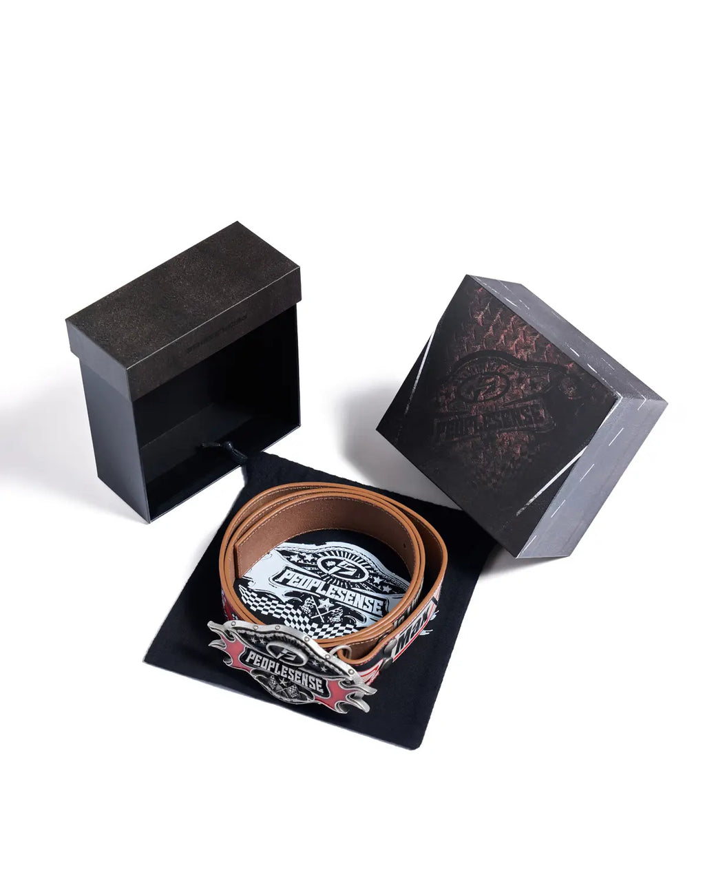 Peoplesense Mechanical Distressed Double-Layer Belt
