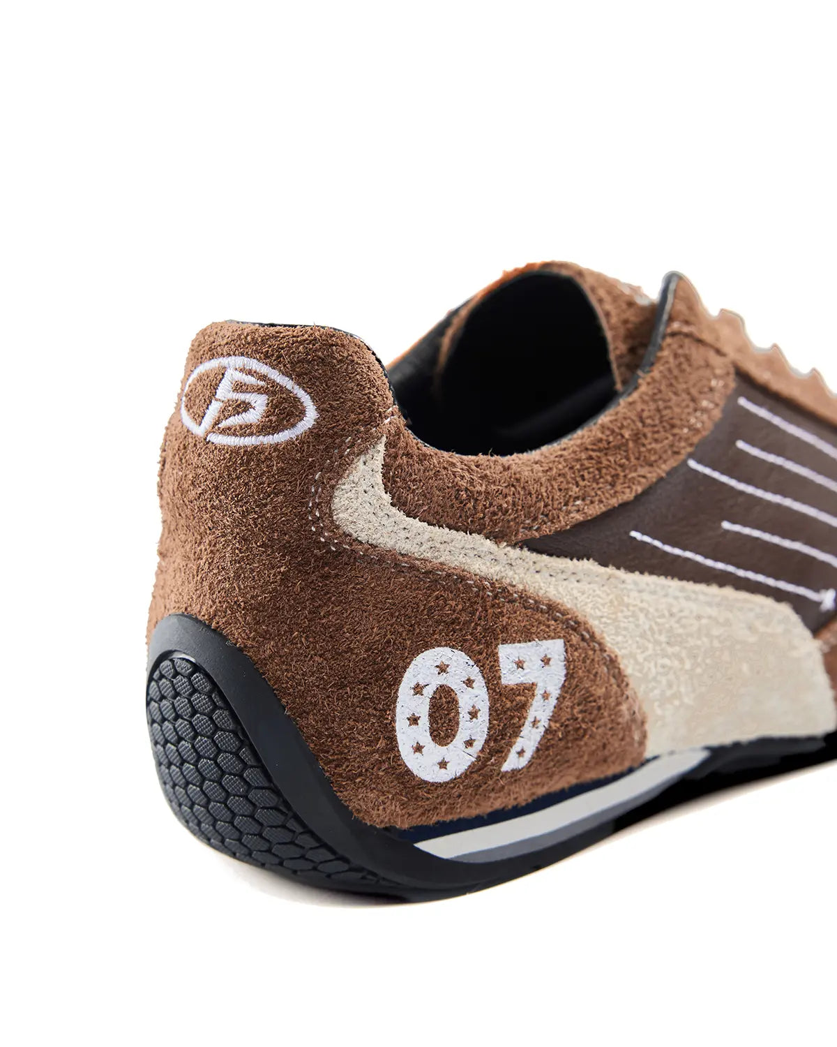Peoplesense 07 Racer Suede Retro Trainer Brown