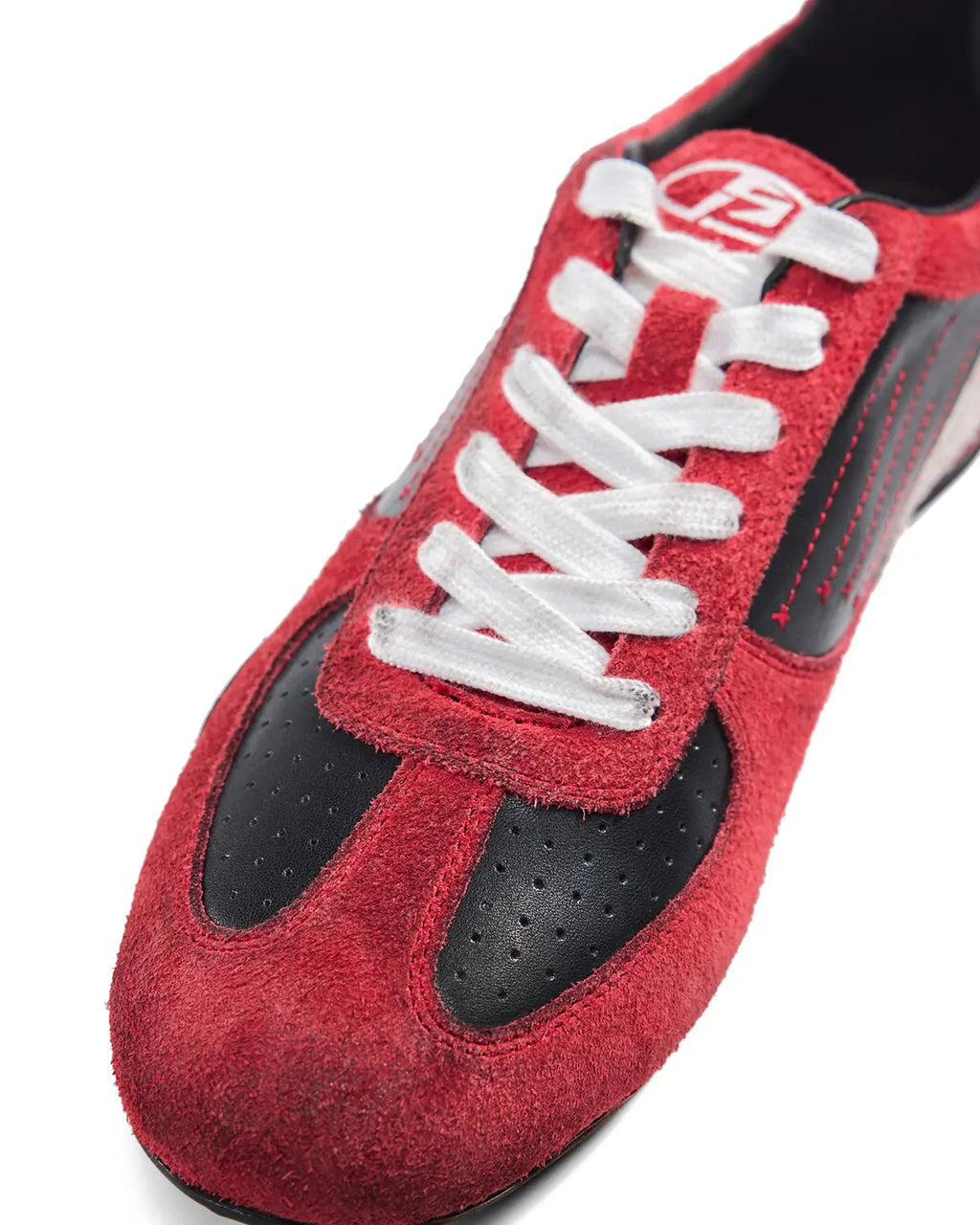 Peoplesense 07 Racer Suede Retro Trainer Red
