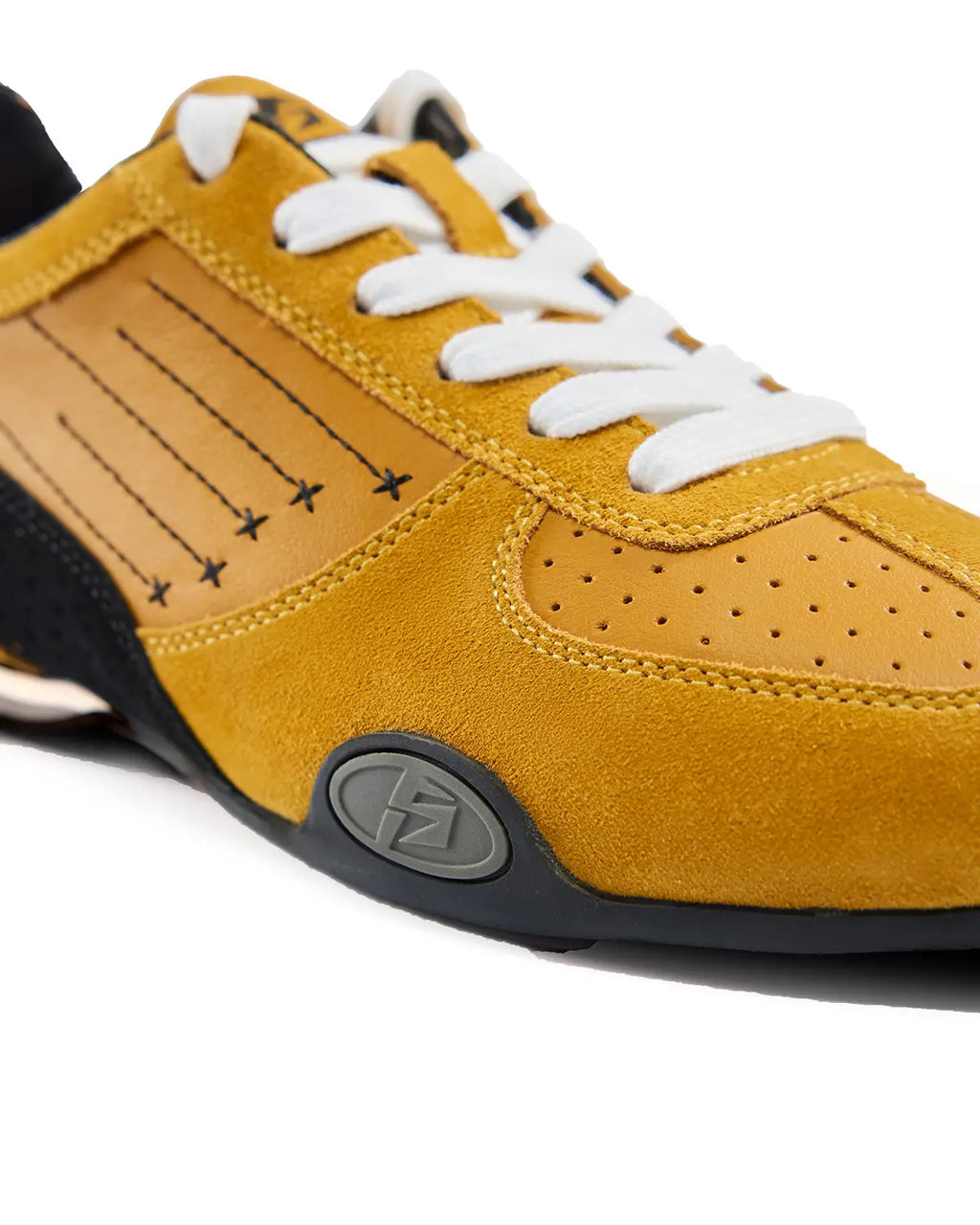 Peoplesense 07 Racer Suede Retro Trainer yellow