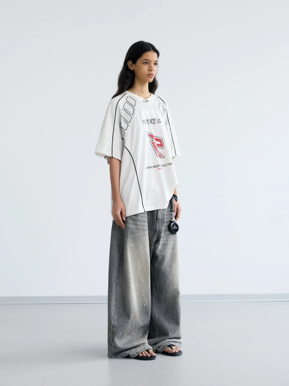 Peoplesense Racer Aesthetic Mesh Jersey T-Shirt