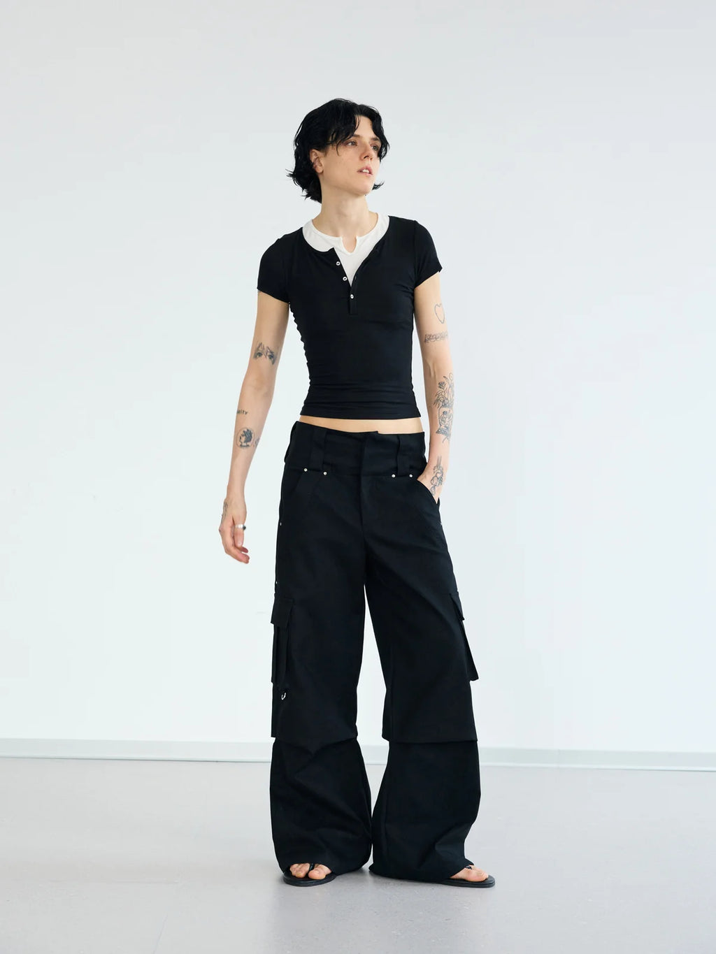 Peoplesense Double Belted Vintage Cargo Pants