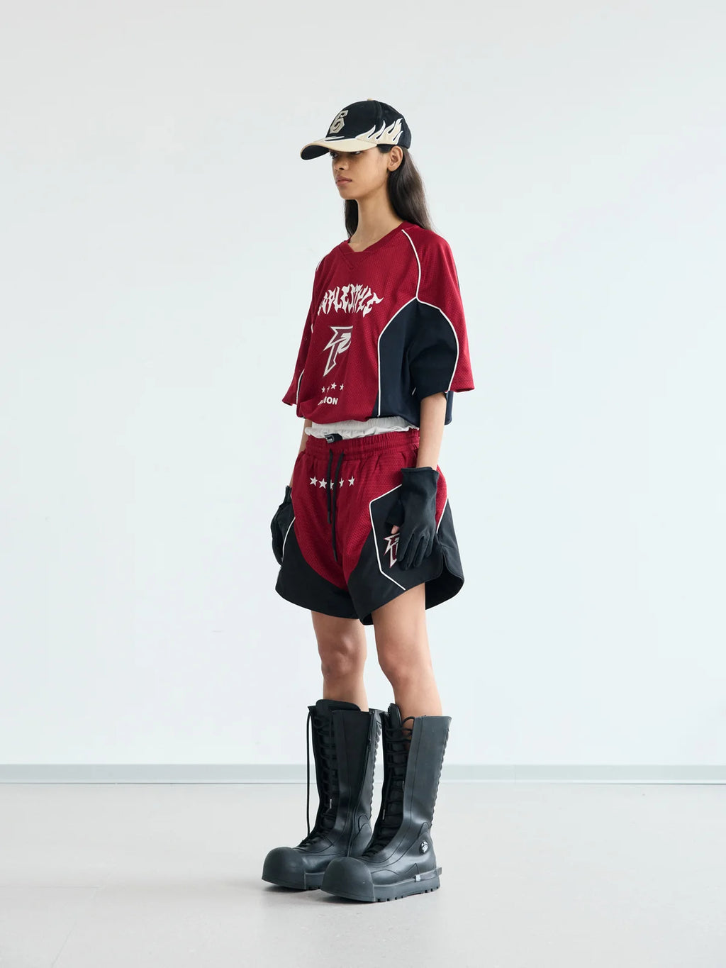 Peoplesense Deconstructed Contrasting Colors Jersey Tee