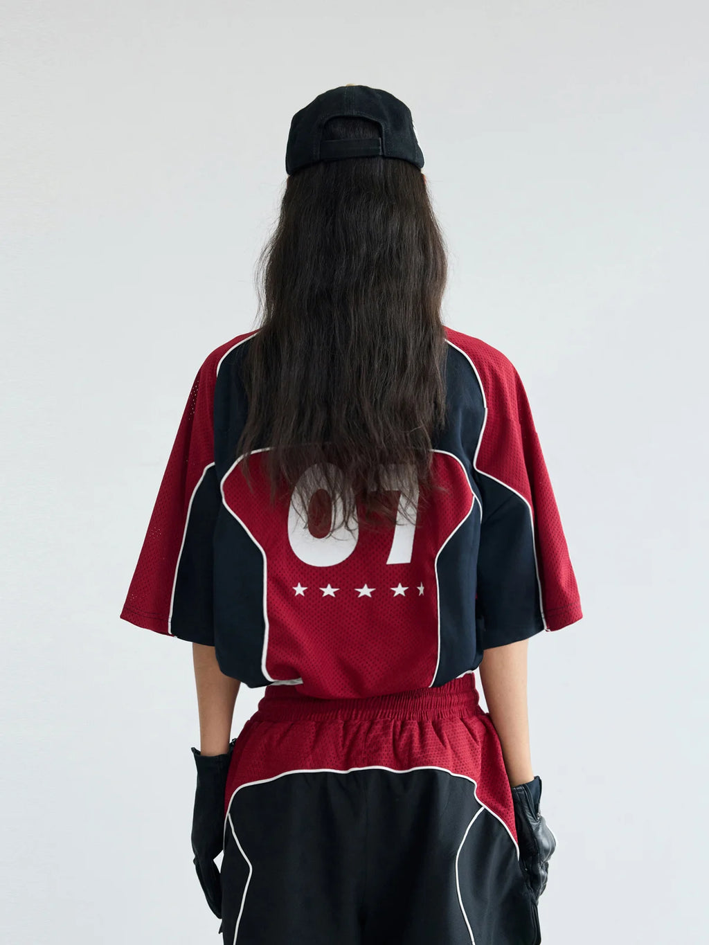 Peoplesense Deconstructed Contrasting Colors Jersey Tee