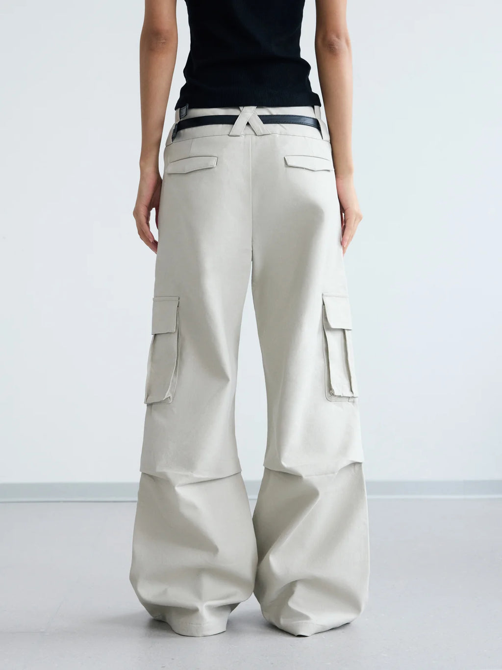 Peoplesense Double Belted Vintage Cargo Pants