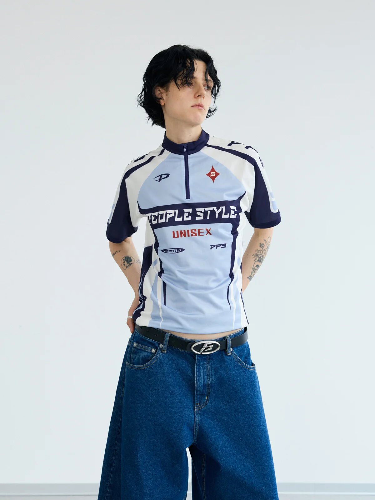 Peoplesense Slim Fit Cycling Jersey