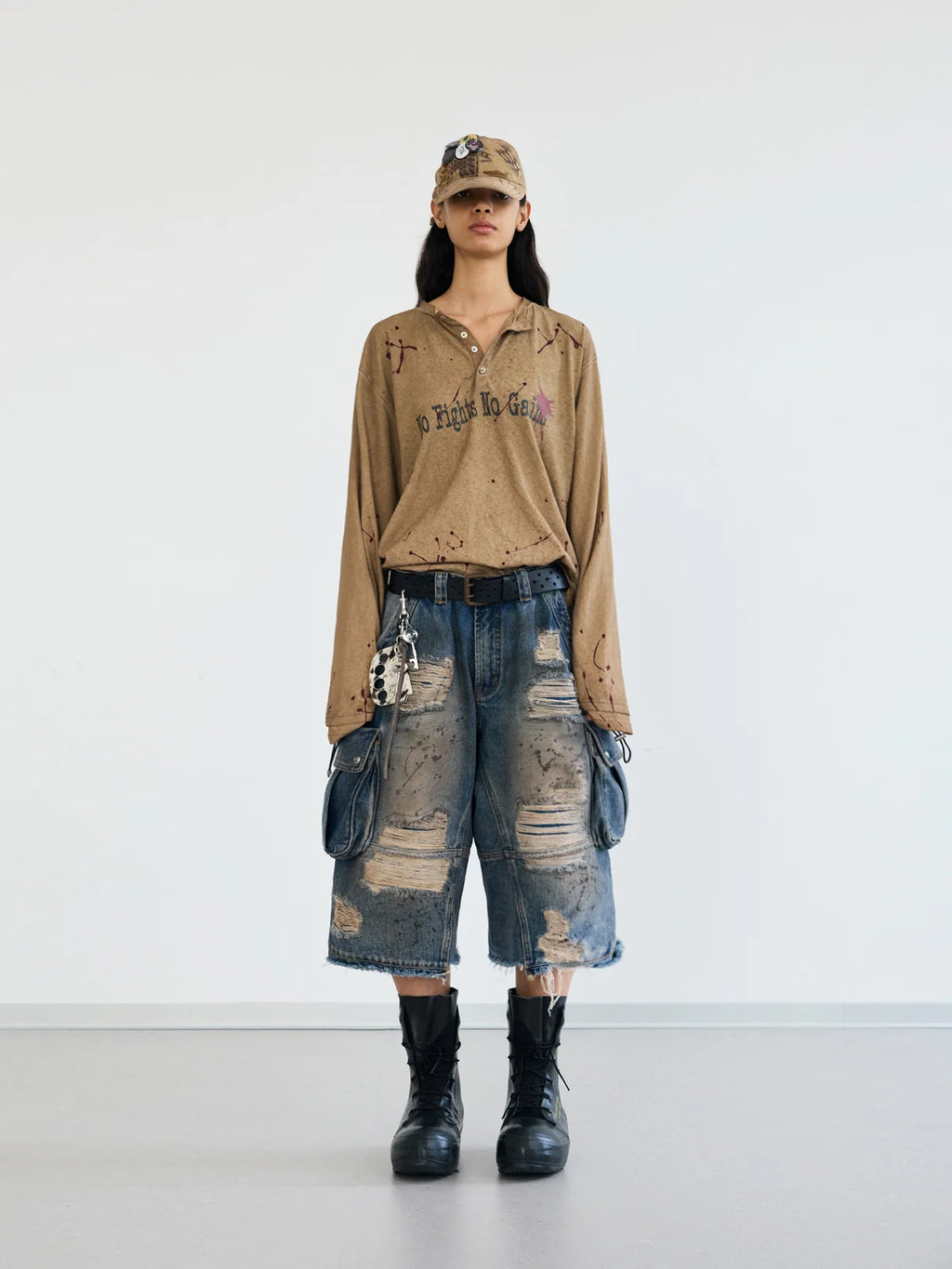 Peoplesense Forge Arc Crop Denim Jorts
