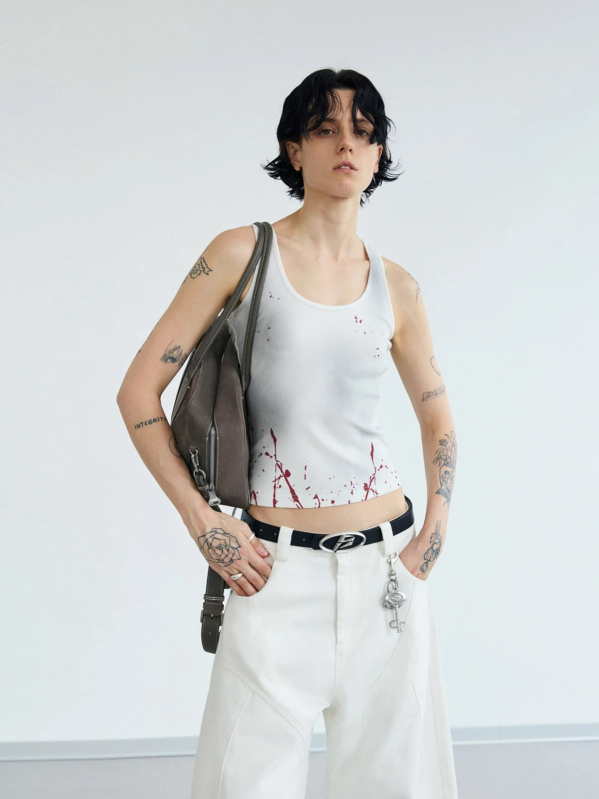 Peoplesense Vintage Splatter Vest
