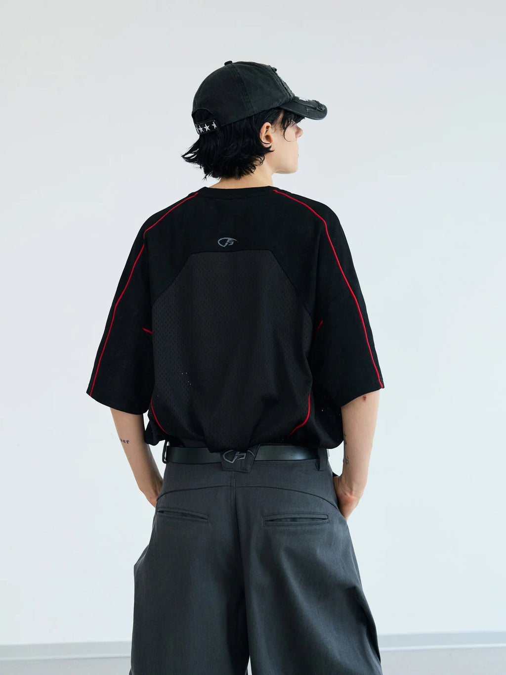 Peoplesense Racer Aesthetic Mesh Jersey T-Shirt