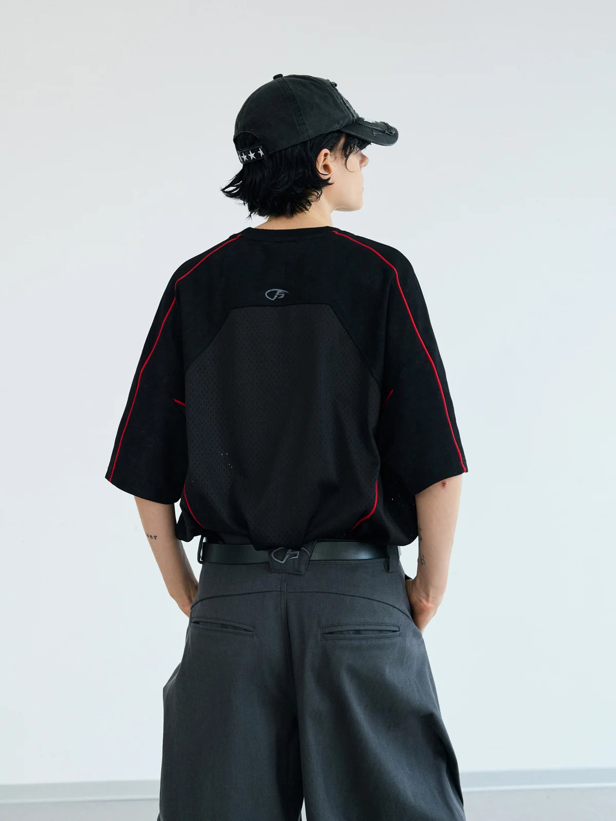 Peoplesense Racer Aesthetic Mesh Jersey T-Shirt