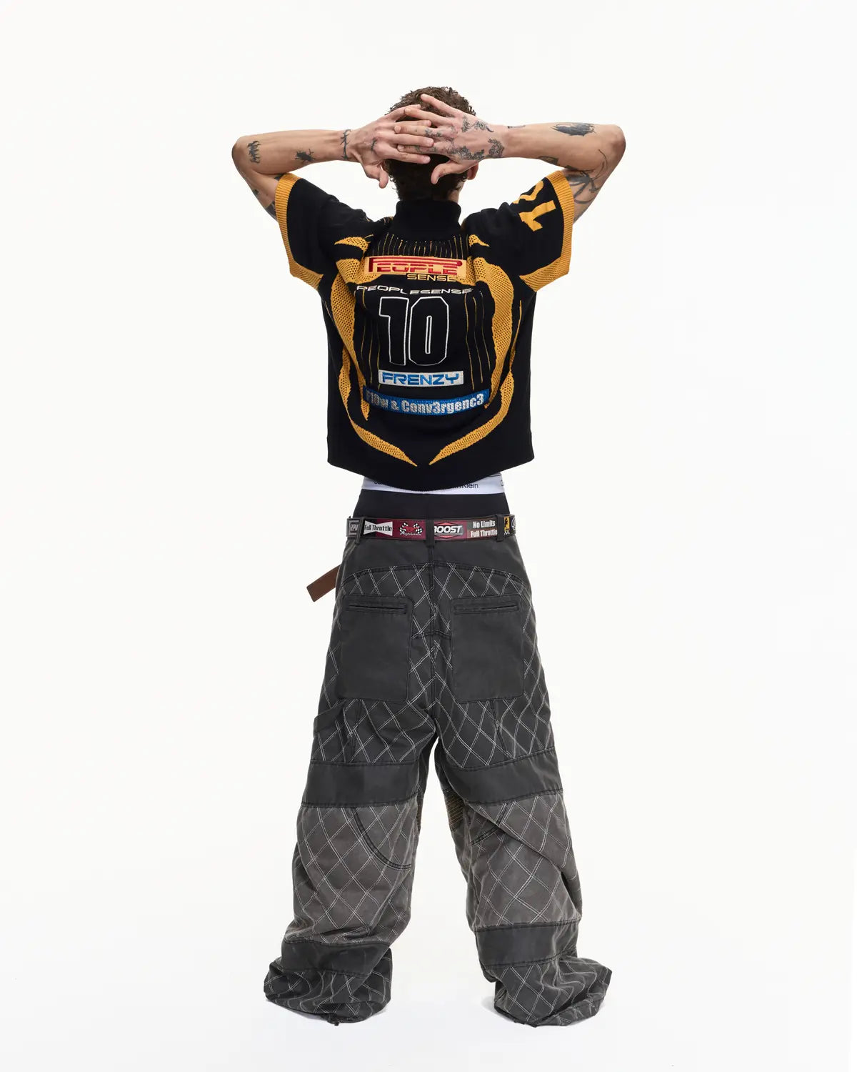 Peoplesense Mechanical Distressed Double-Layer Belt