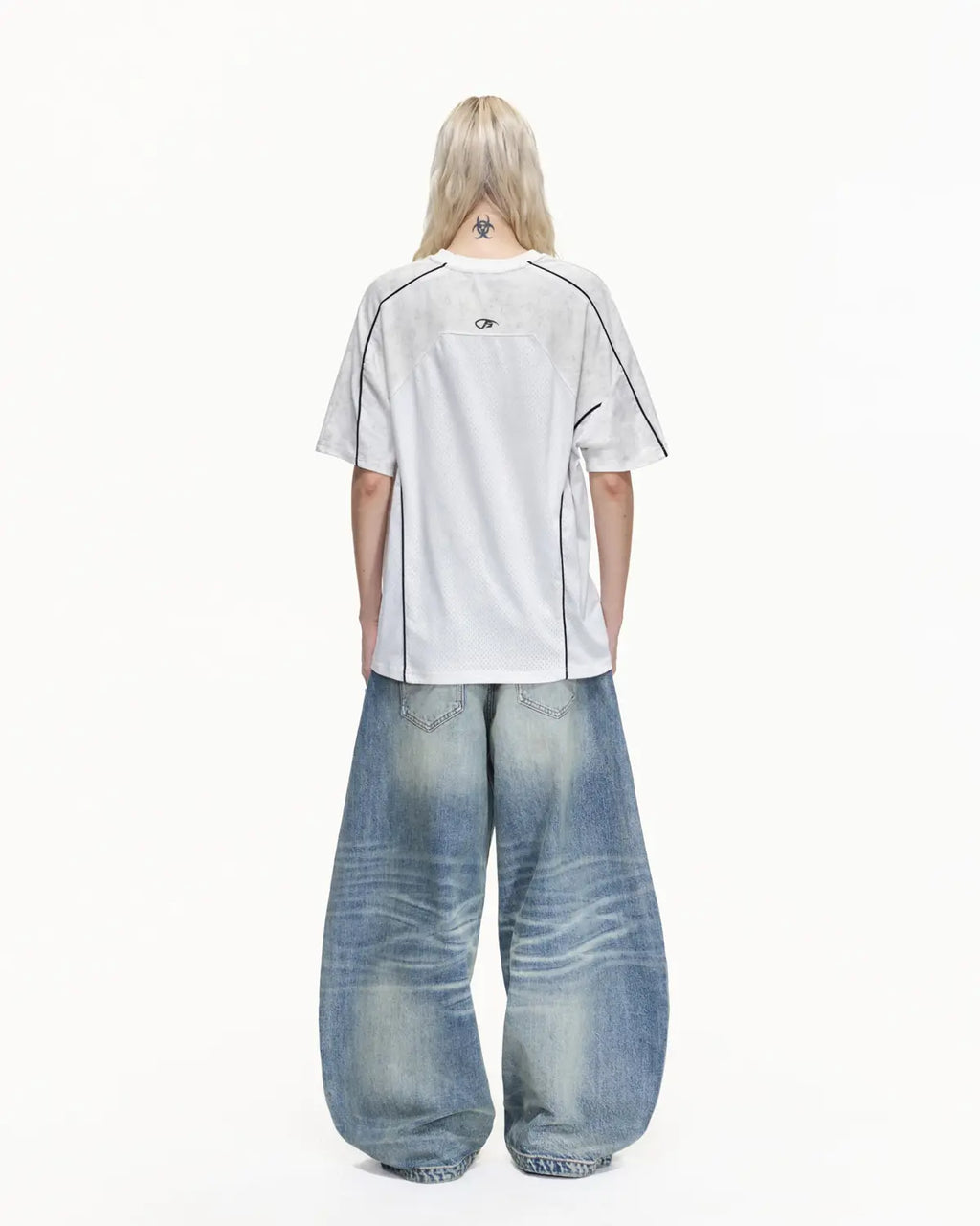 Peoplesense Vintage Curved Jeans Blue 7006