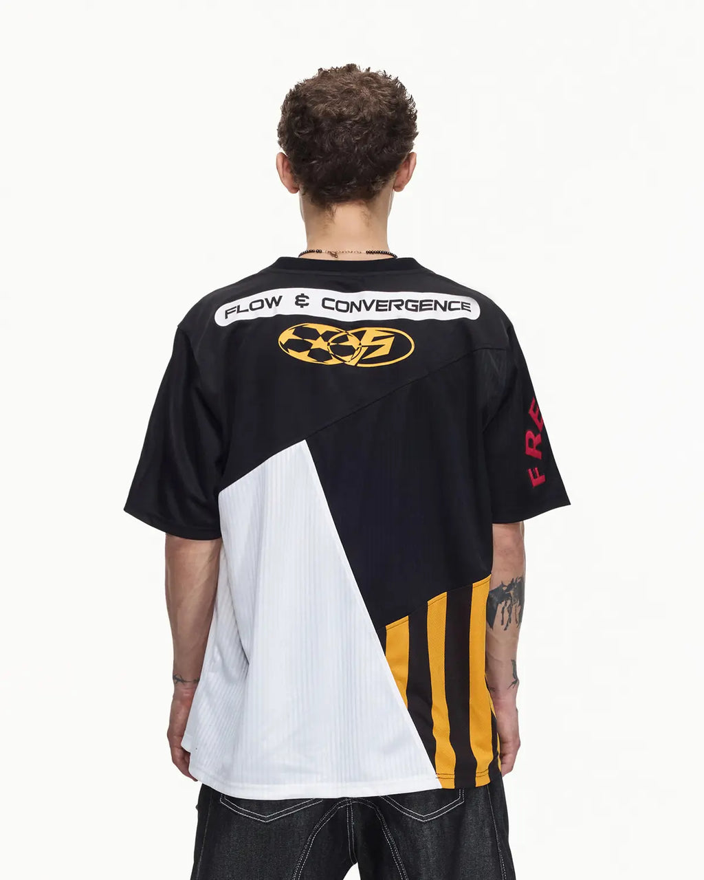 Peoplesense Multi-Panel "Flow Convergence" Jersey Polo