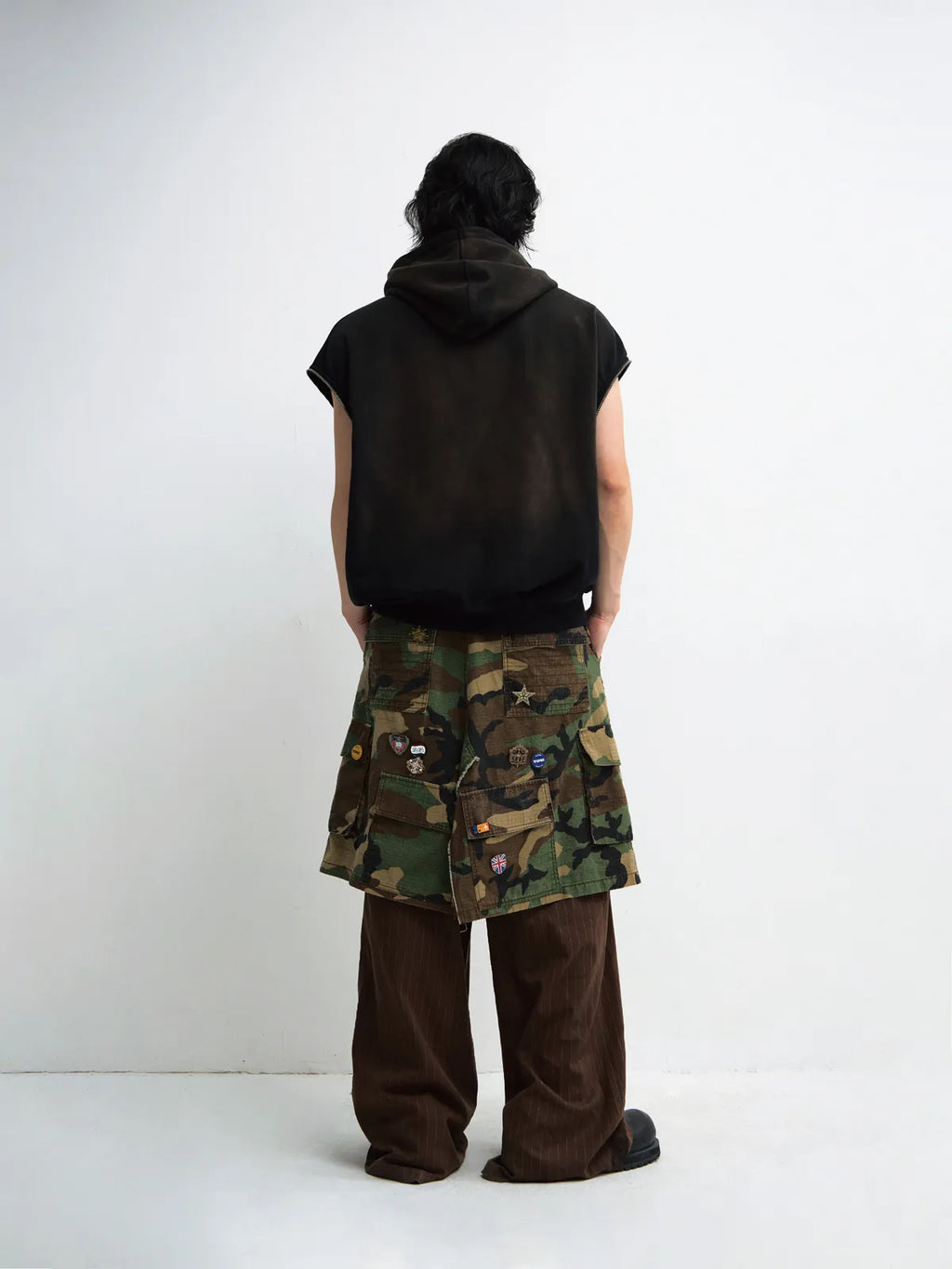 Peoplesense Detachable Embroidered Hoodie