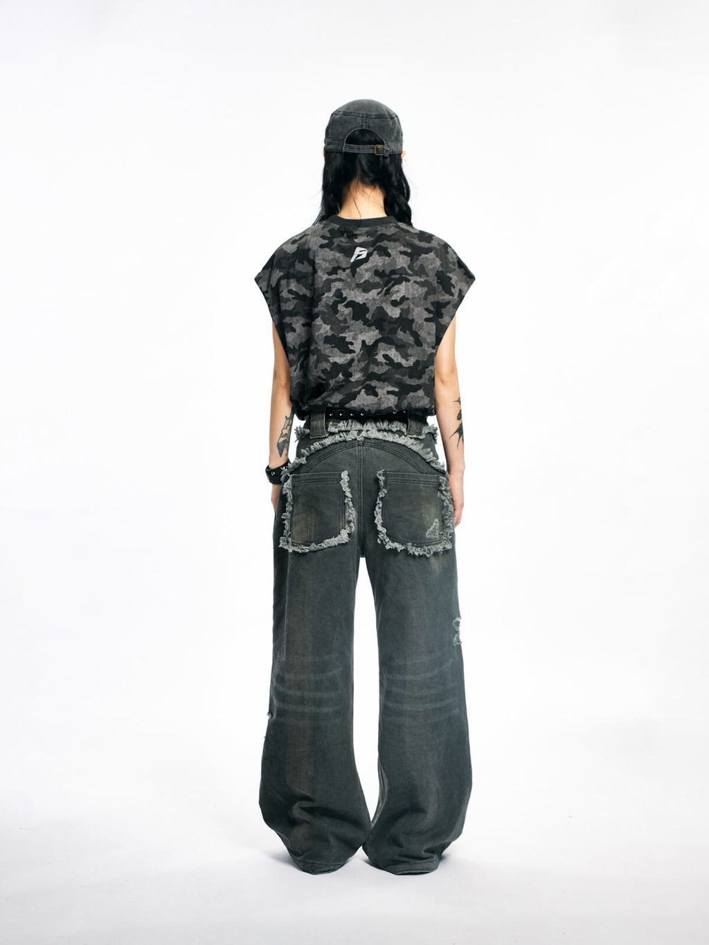 Peoplesense Camouflage Sleeveless Shirt