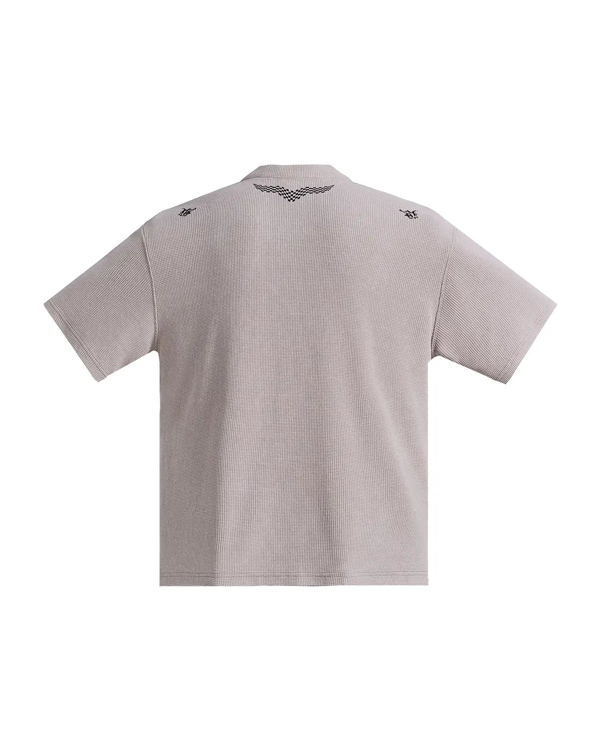 Peoplesense Vintage Waffle Pigment Wash Polo