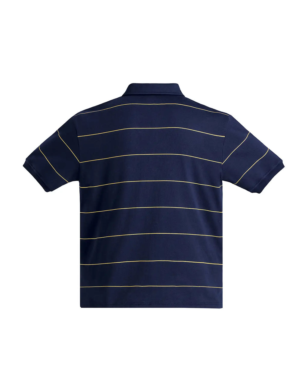 Peoplesense Gold Pinstripe Quick-Dry Polo