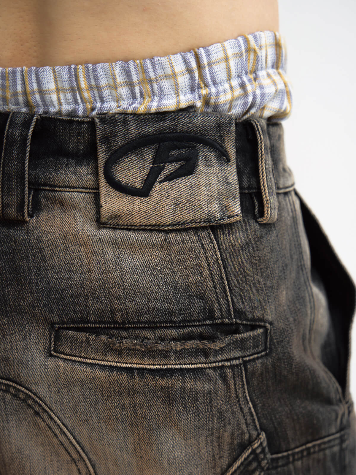 Peoplesense Mud-Dyed Pleated Wide Leg Jeans（Limited） – peoplesense