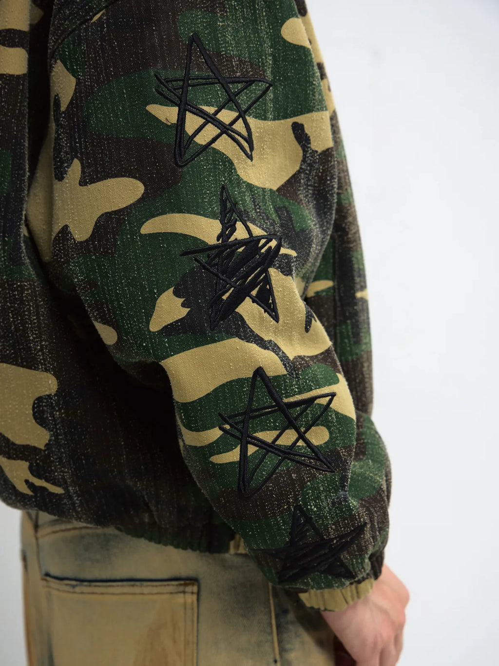 Peoplesense Punk Camouflage Hooded Jacket