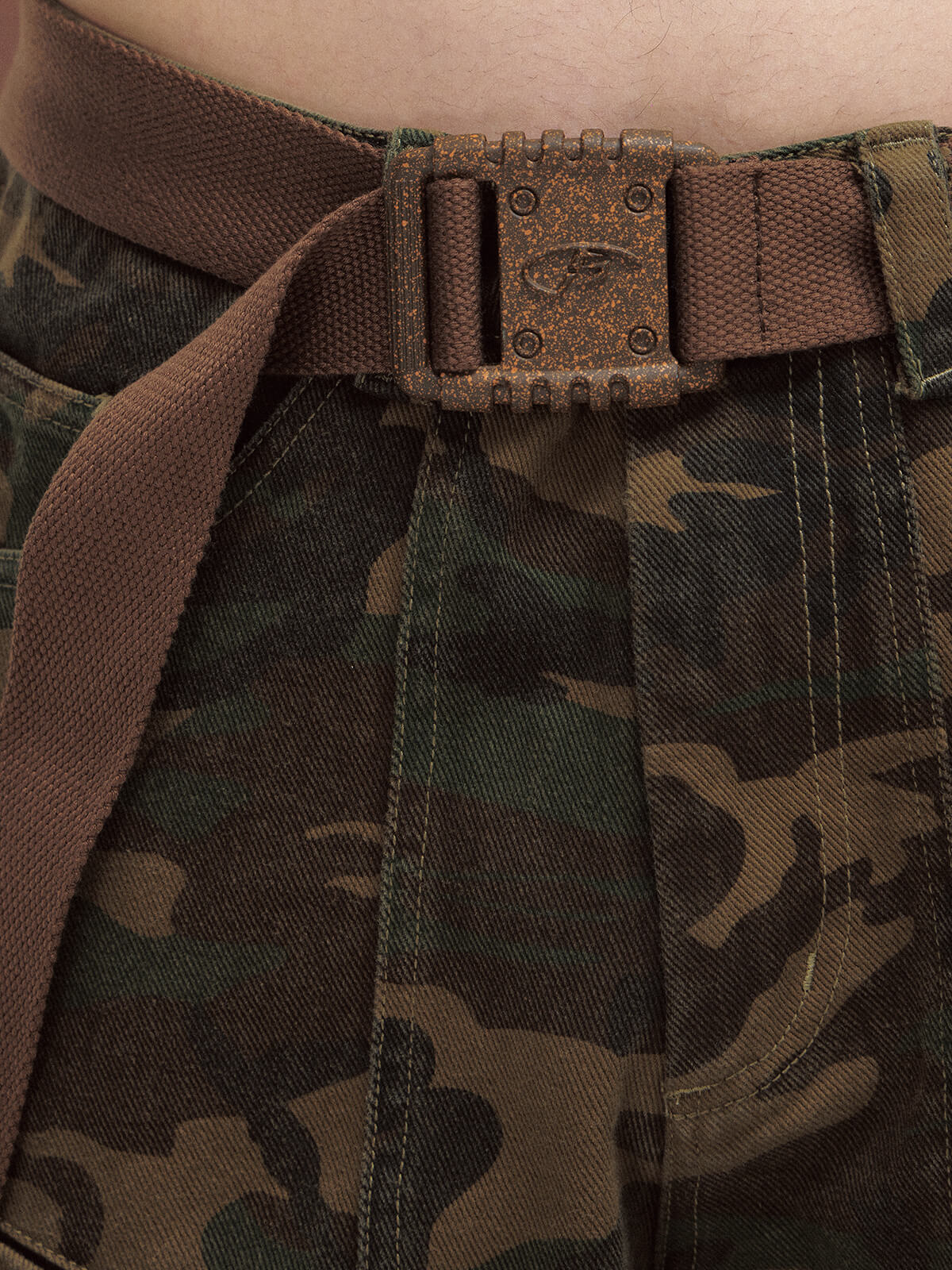 Peoplesense Camo Baggy Cargo Jorts