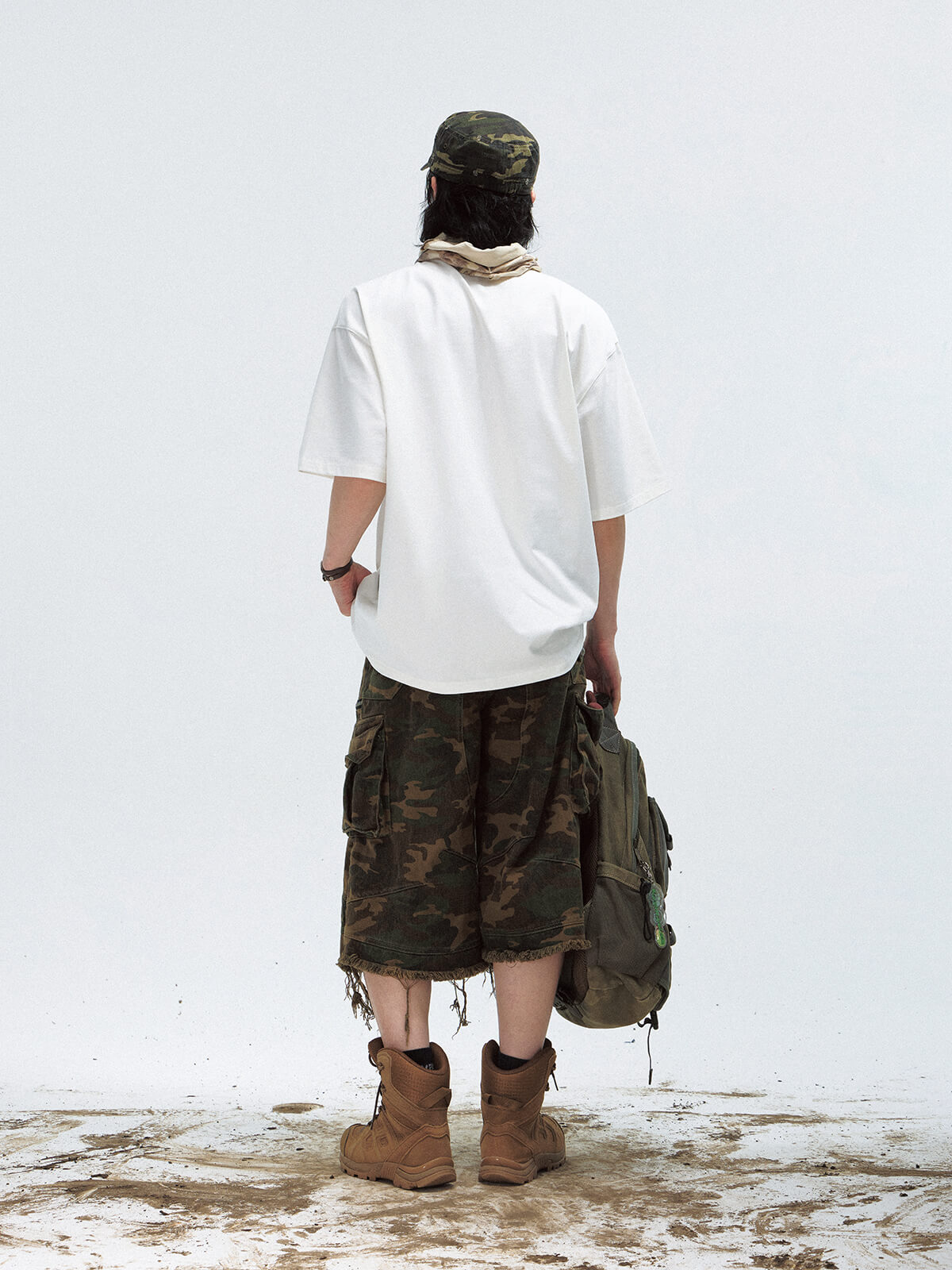 Peoplesense Camo Baggy Cargo Jorts