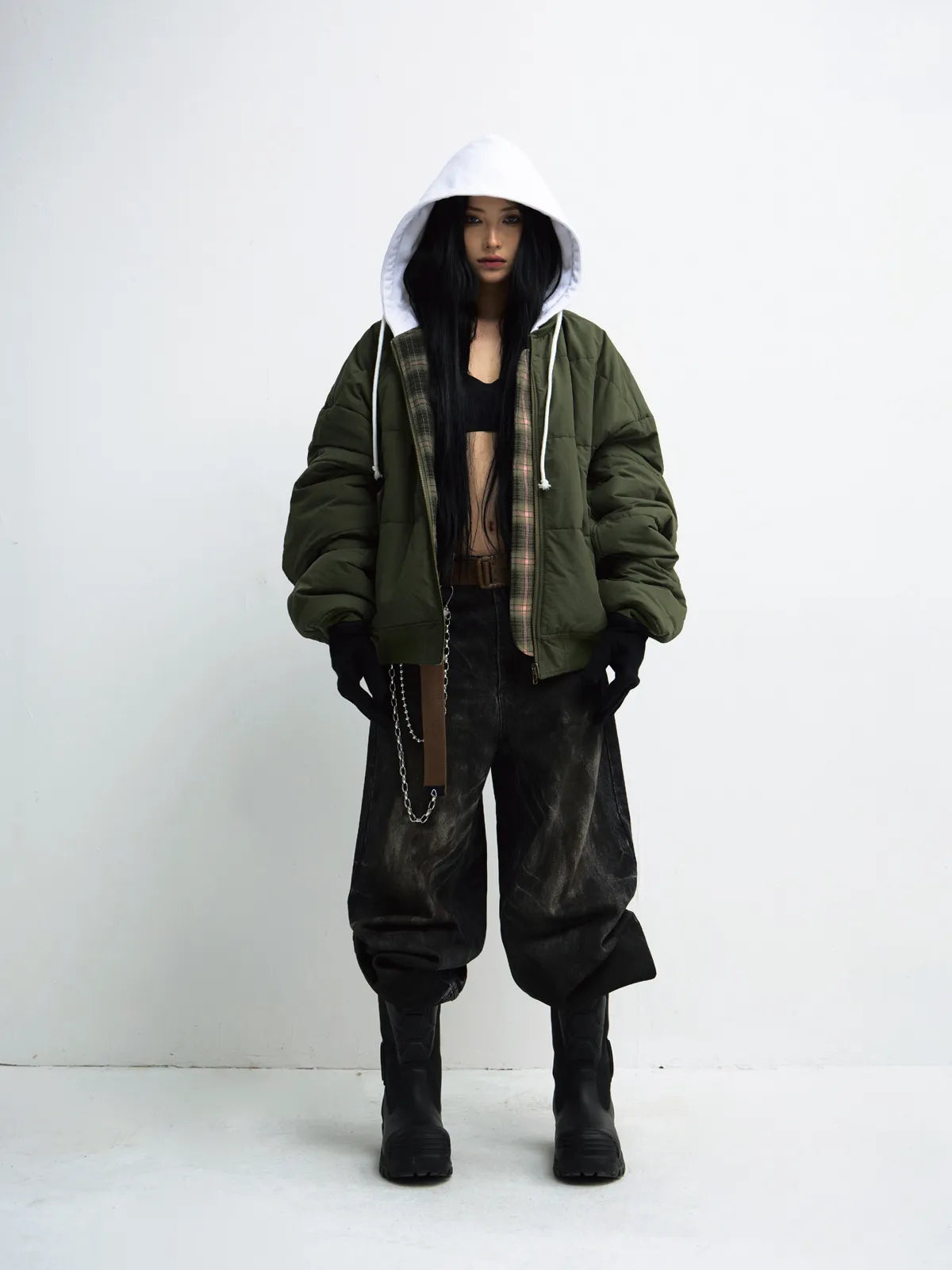 Peoplesense Reversible Checked Cotton Jacket