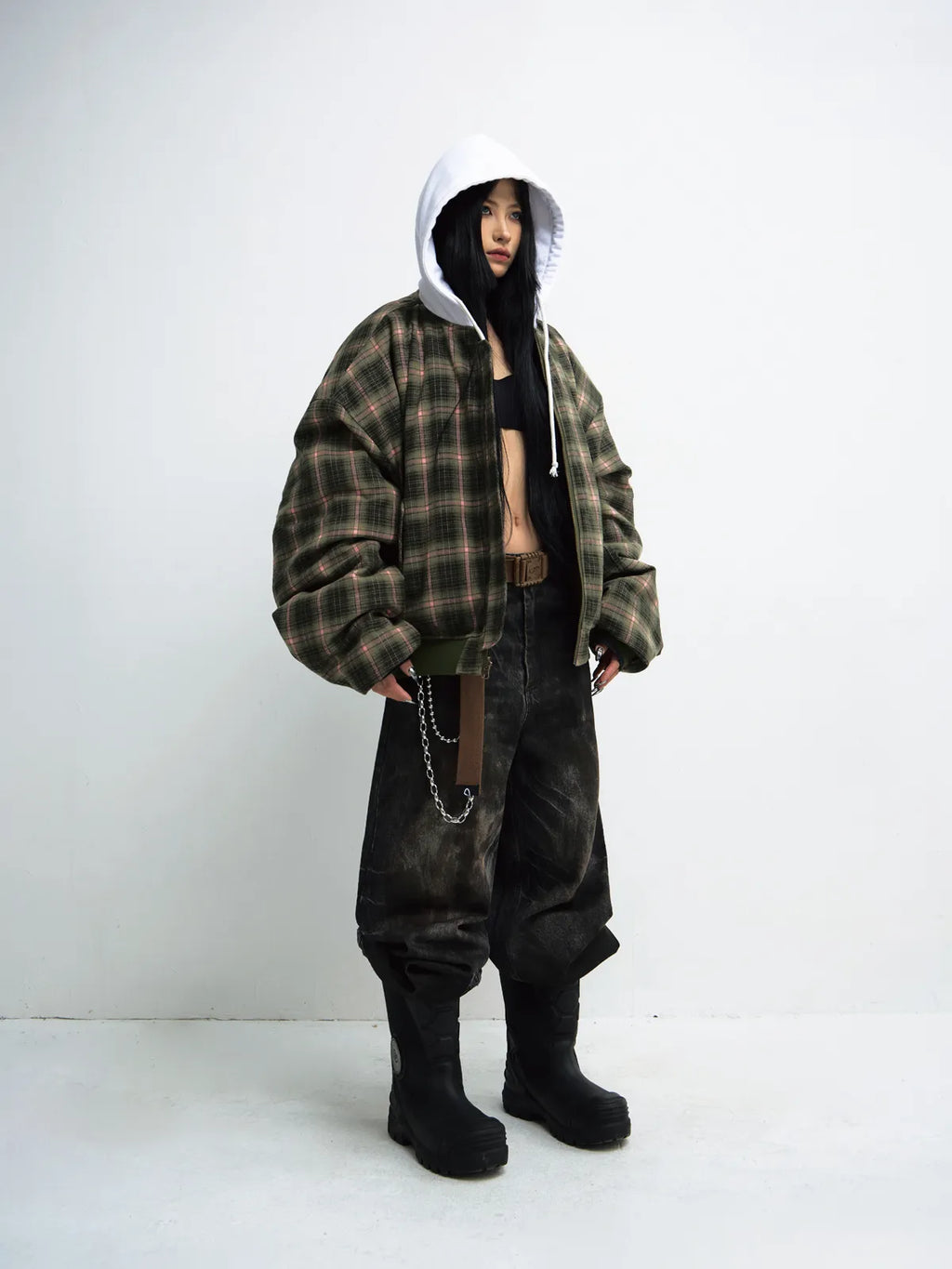 Peoplesense Reversible Checked Cotton Jacket