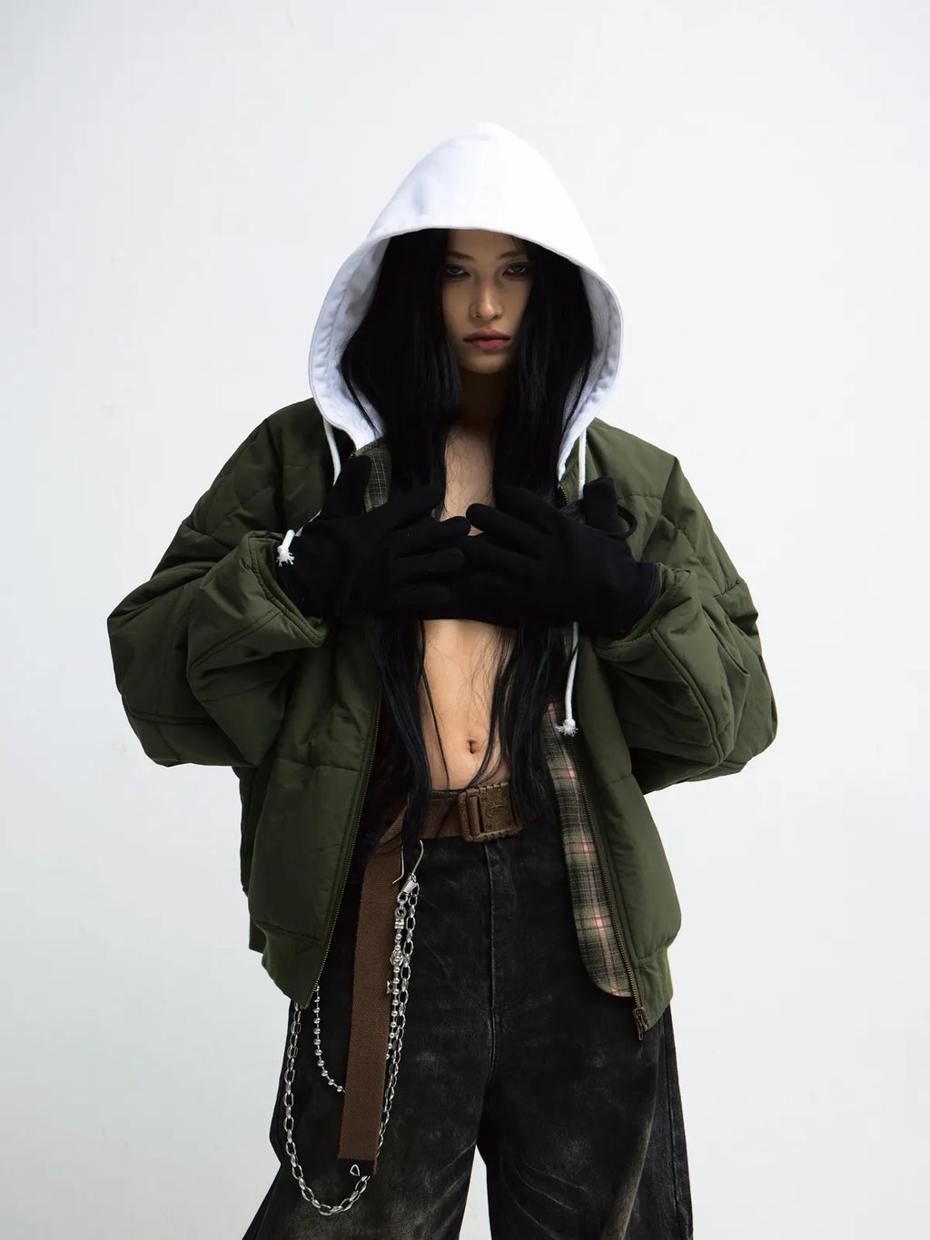 Peoplesense Reversible Checked Cotton Jacket