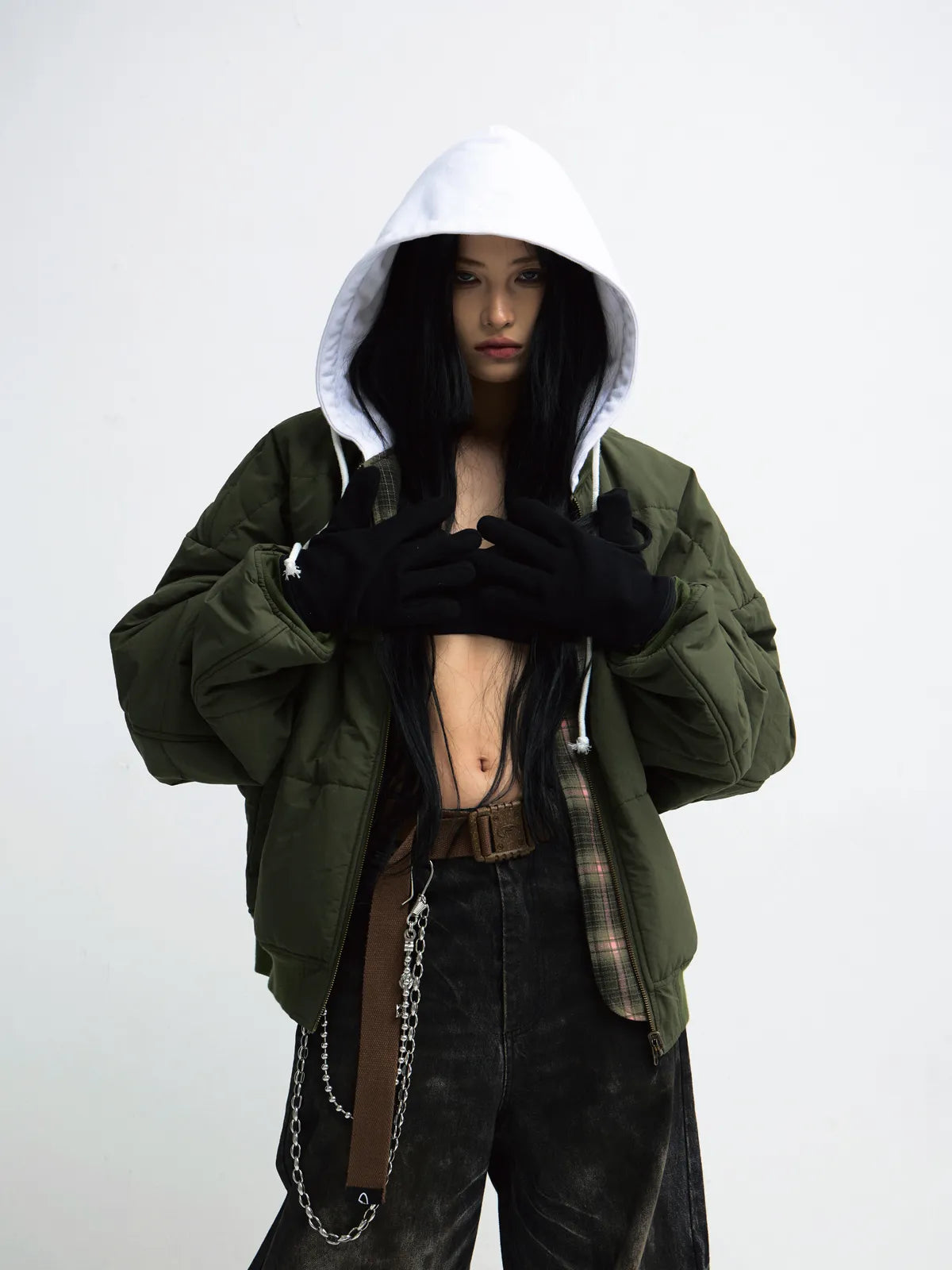 Peoplesense Reversible Checked Cotton Jacket