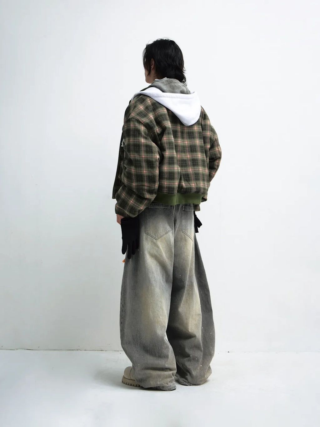 Peoplesense Reversible Checked Cotton Jacket