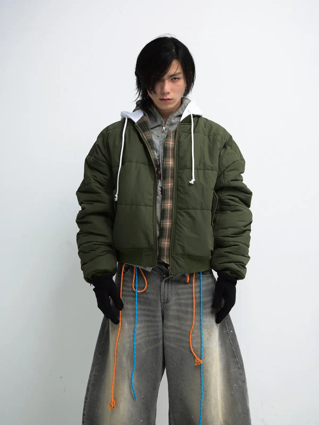 Peoplesense Reversible Checked Cotton Jacket