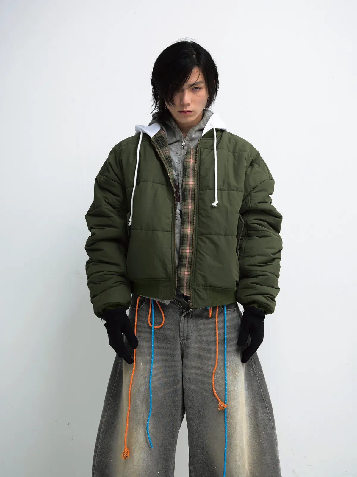 Peoplesense Reversible Checked Cotton Jacket